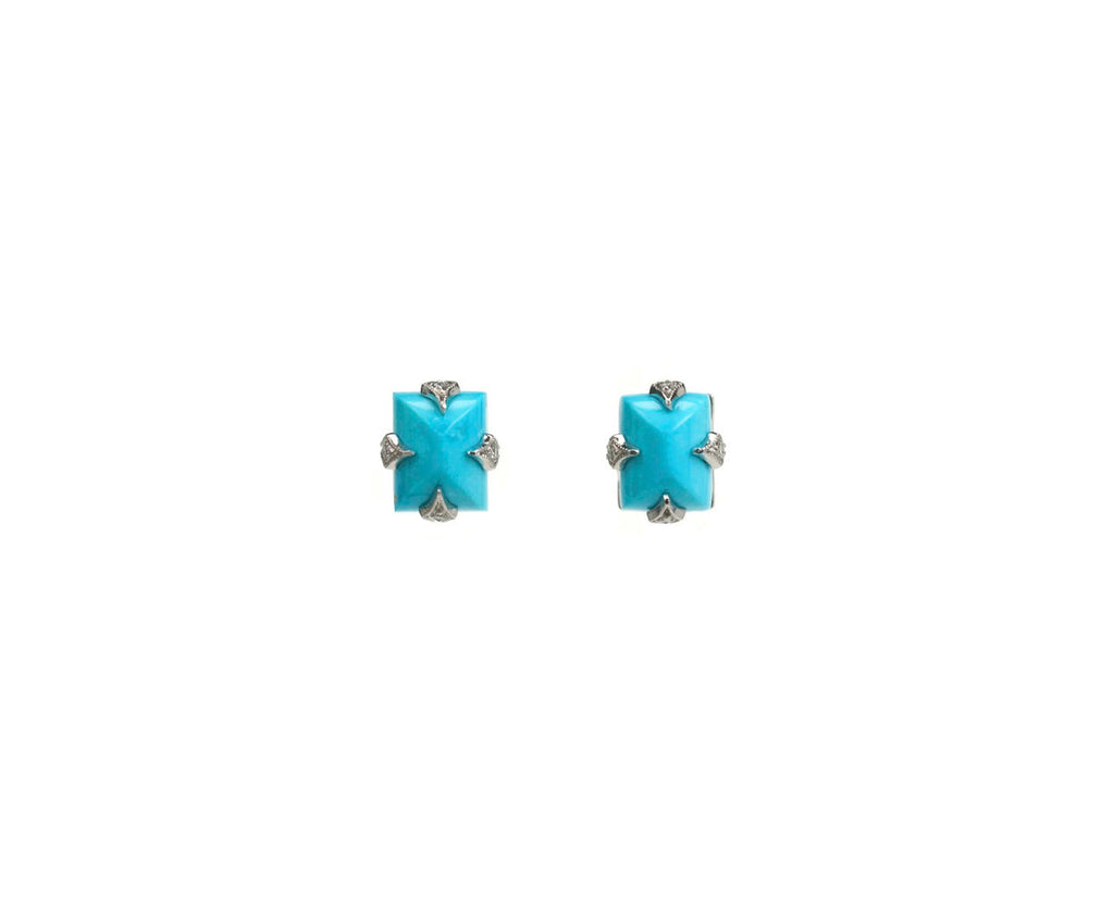 Turquoise Thorn Post Earrings zoom 1