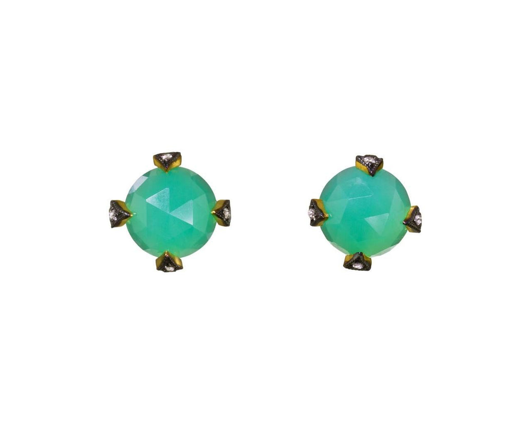 Chrysoprase Thorn Post Earrings zoom 1-cathy-waterman-earrings