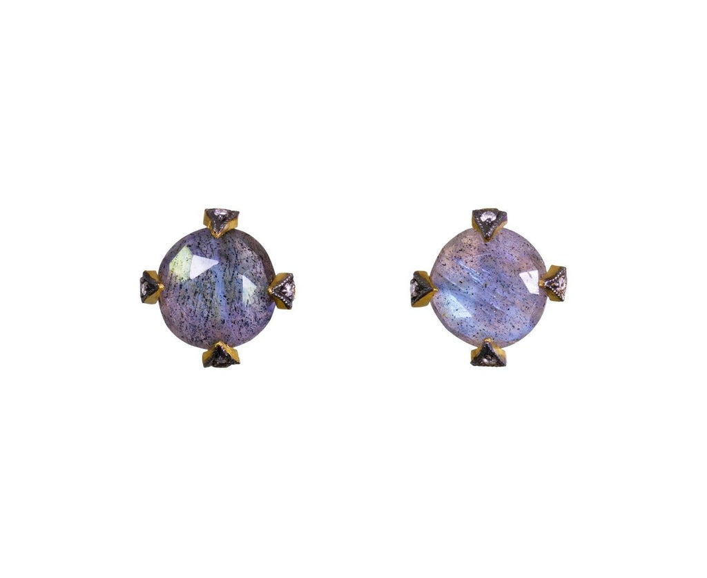Labradorite Thorn Post Earrings zoom 1
