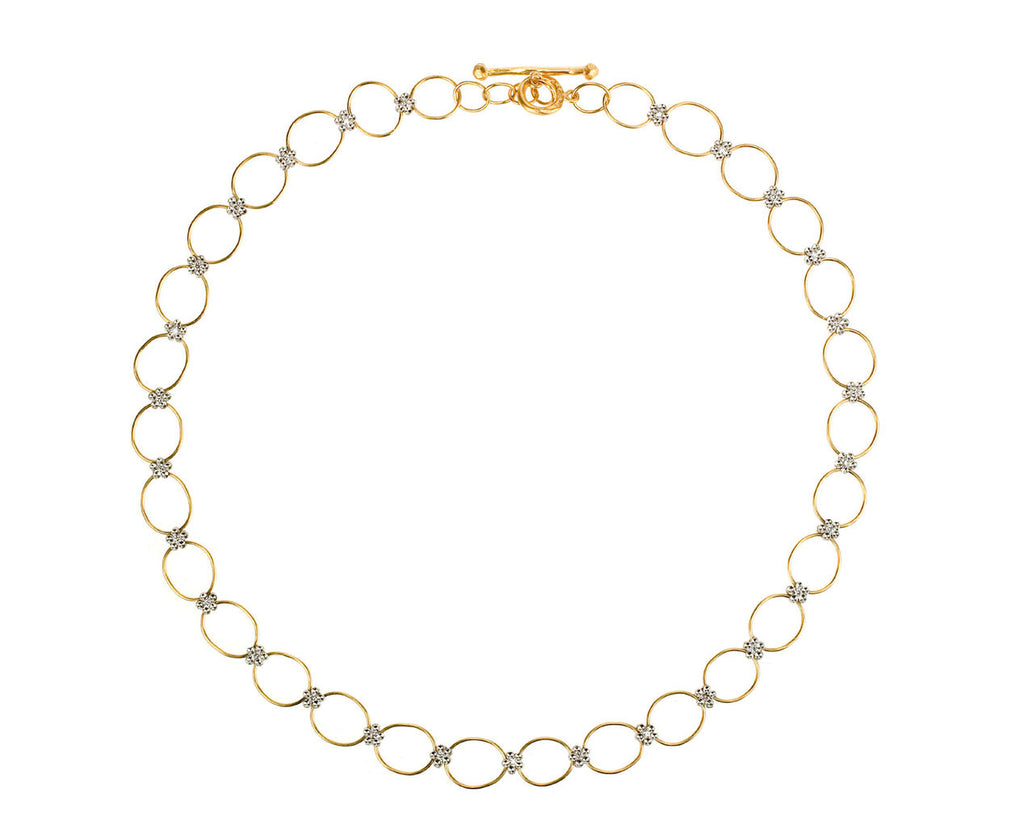 Lacy Chain Flower Necklace zoom 1