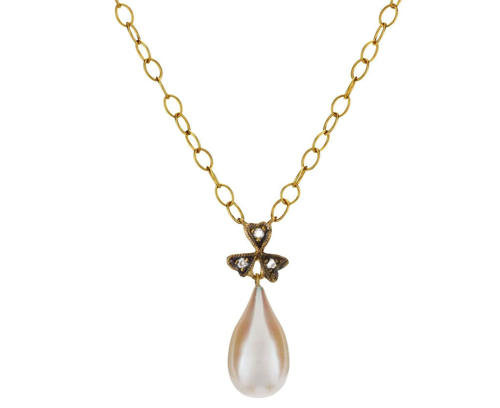 Pearl Wildflower Pendant Necklace zoom 1