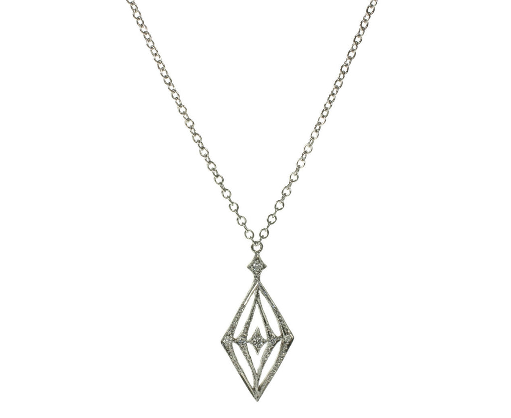 Diamond Lantern Necklace zoom 1