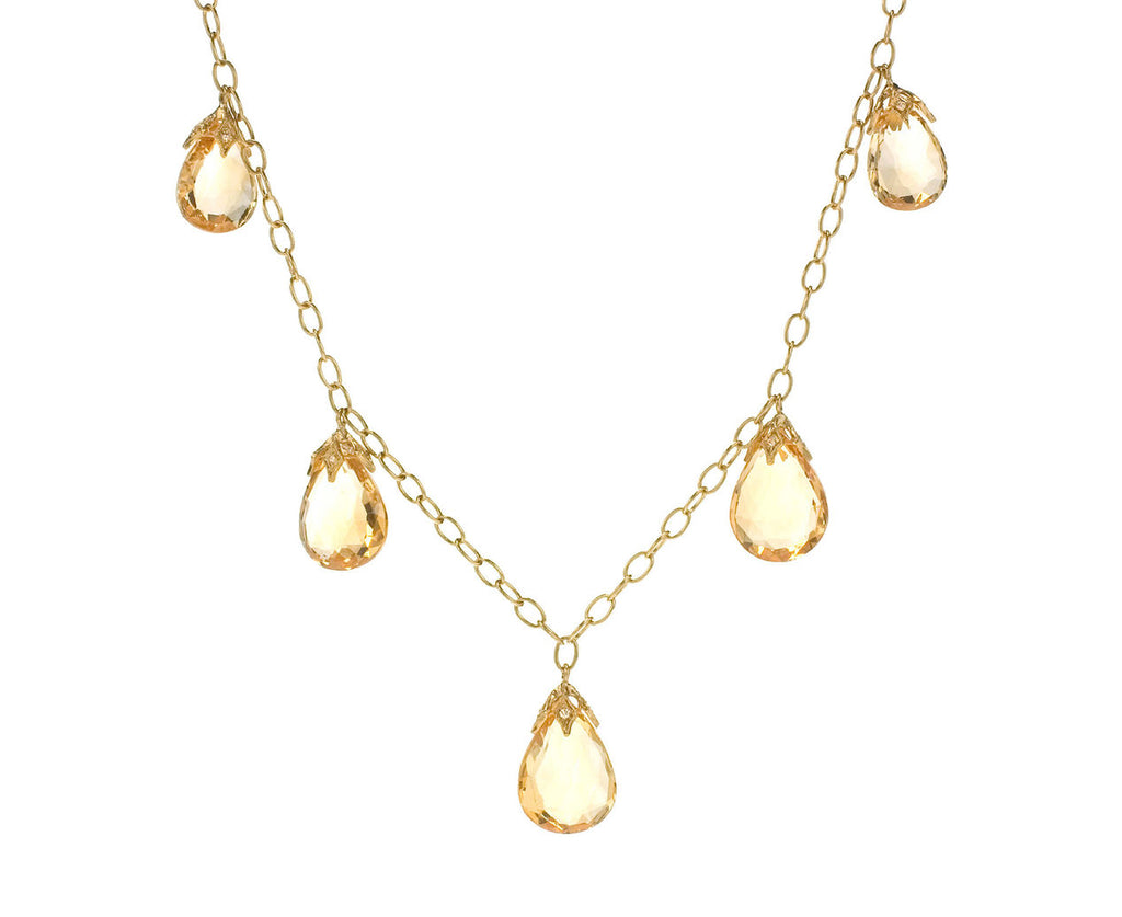 Citrine Crusader Cap Necklace zoom 1
