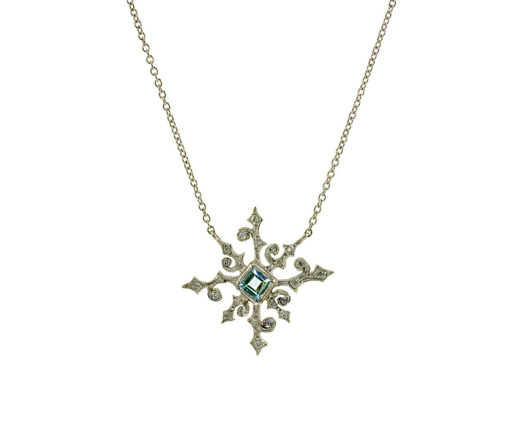 Aquamarine Briarpatch Necklace zoom 1
