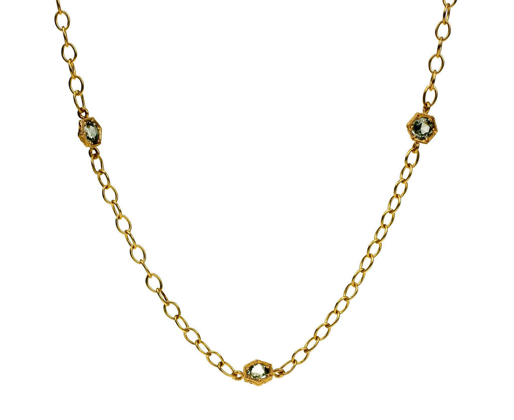 Green Sapphire Necklace zoom 1