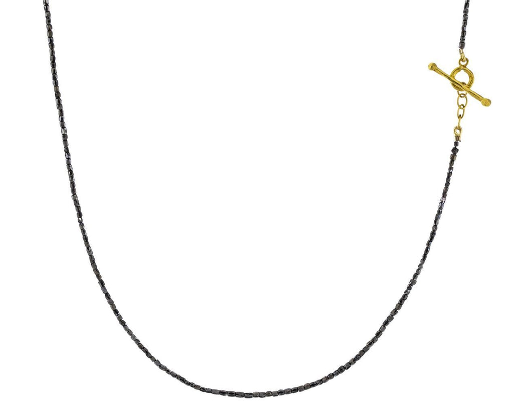 Black Diamond Bead Necklace zoom 1_cathy_waterman_gold_black_diamond_bead_necklace