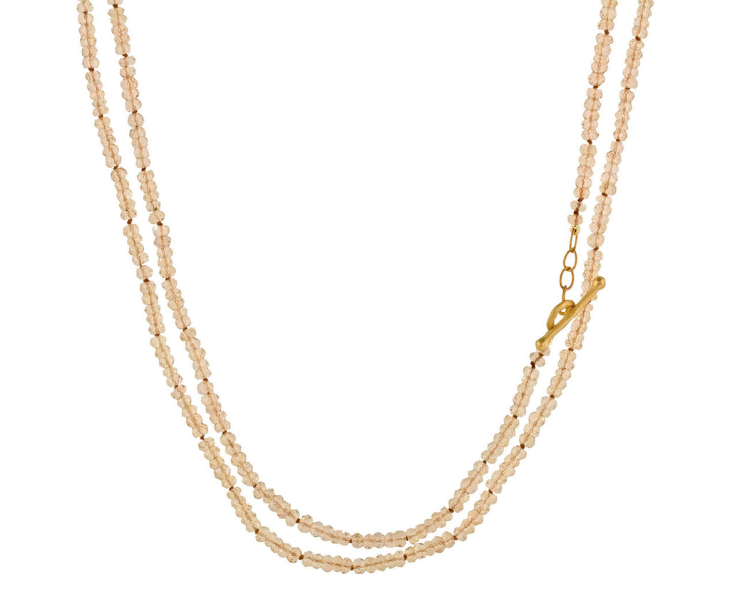 Nude Citrine Bead Necklace zoom 1