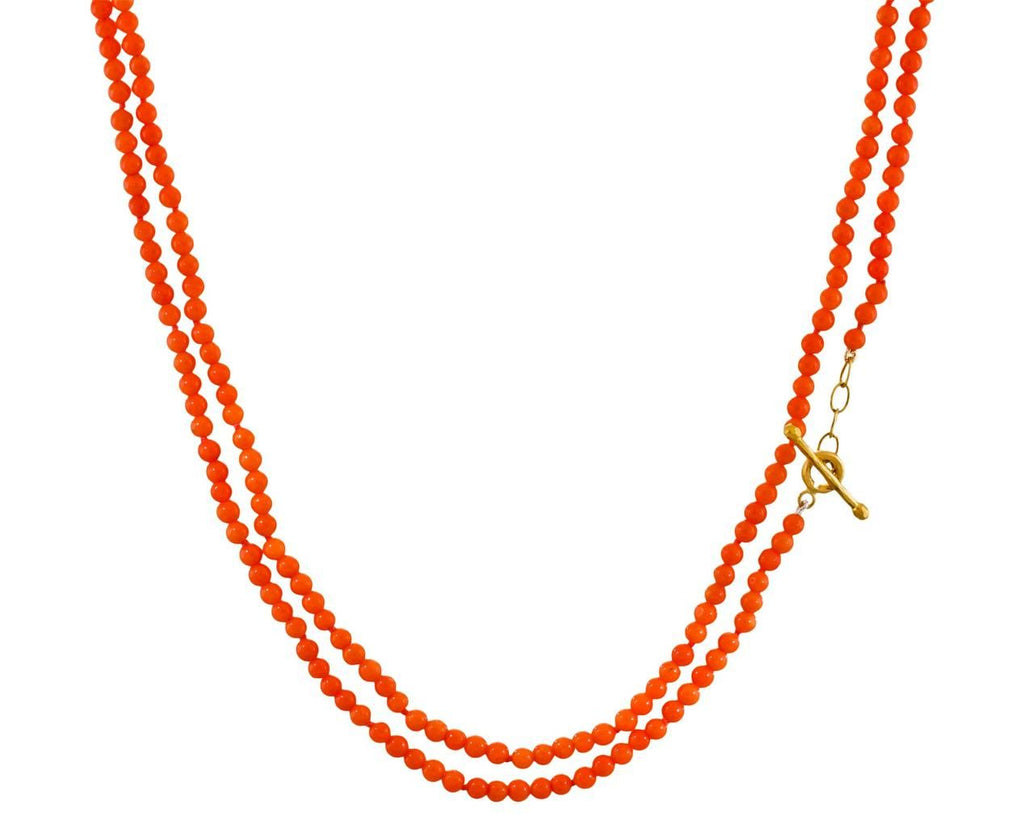 Coral Bead Necklace zoom 1-cathy-waterman-necklace