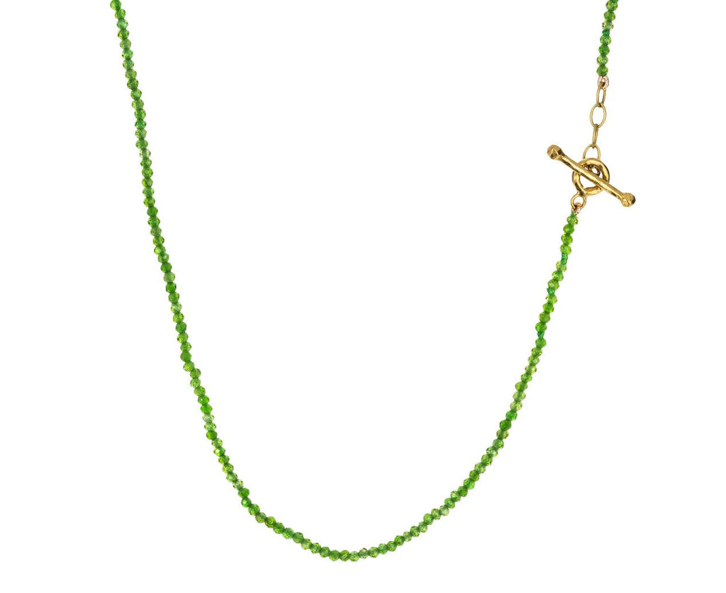 Chrome Diopside Bead Necklace zoom 1_cathy_waterman_gold_diopside_bead_necklace