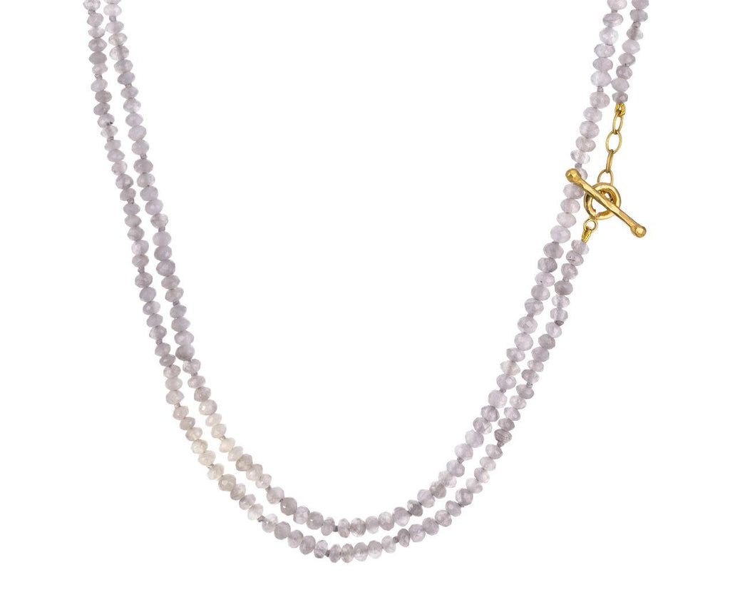 Gray Quartz Bead Necklace zoom 1_cathy_waterman_gold_quartz_beaded_necklace