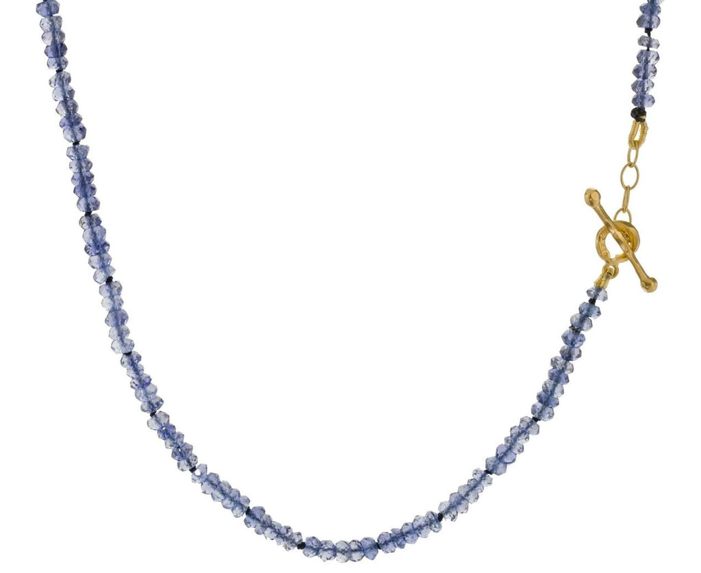 Iolite Bead Strand Necklace zoom 1