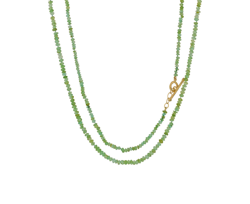 Blue Opal Bead Necklace zoom 1