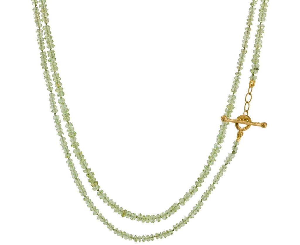 Peridot Bead Strand Necklace zoom 1