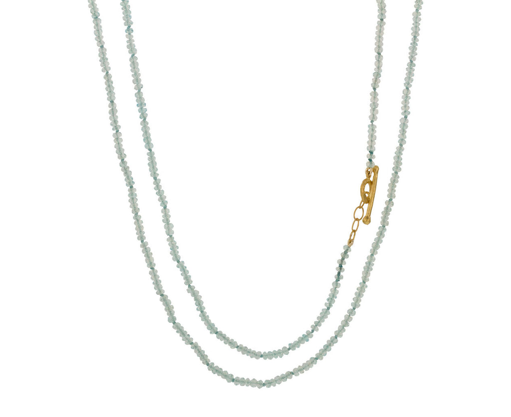 Aquamarine Bead Necklace zoom 1