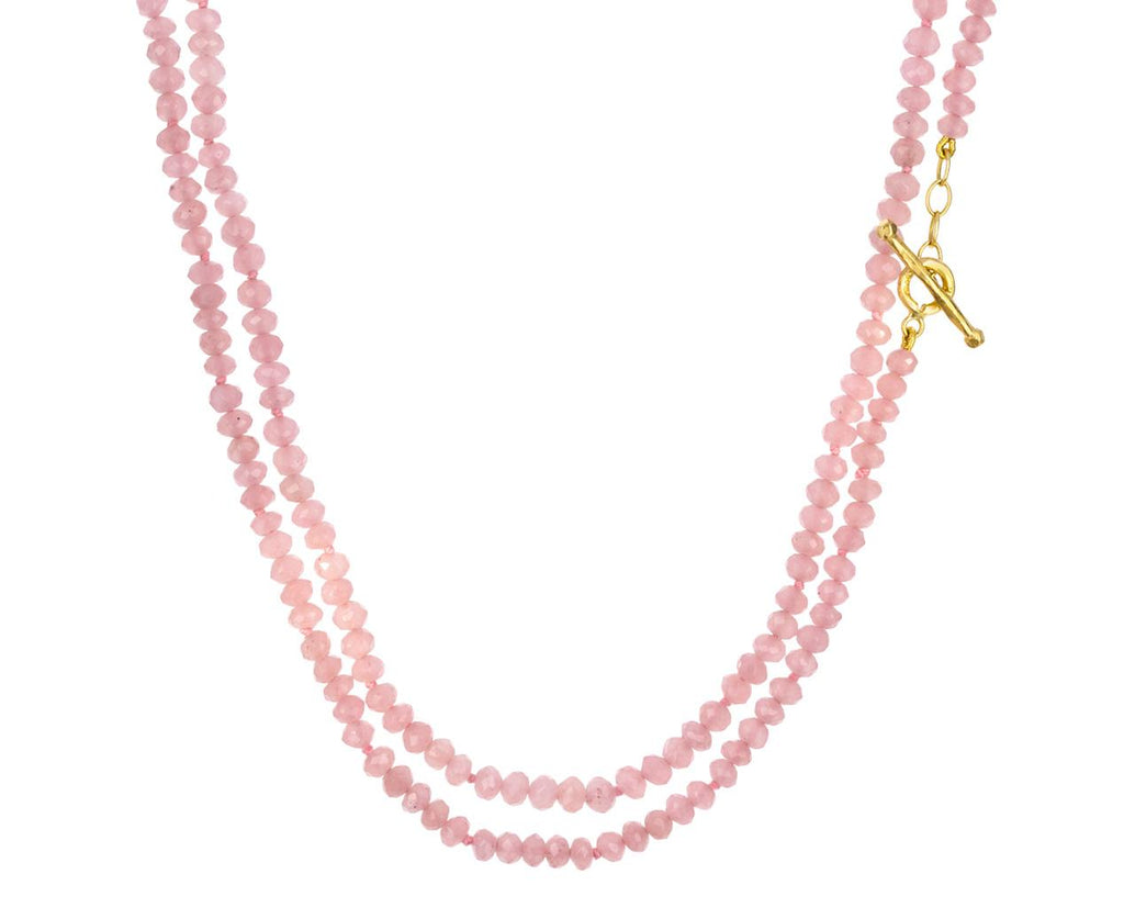 Guava Quartz Beaded Necklace zoom 1_cathy_waterman_gold_quartz_bead_necklace