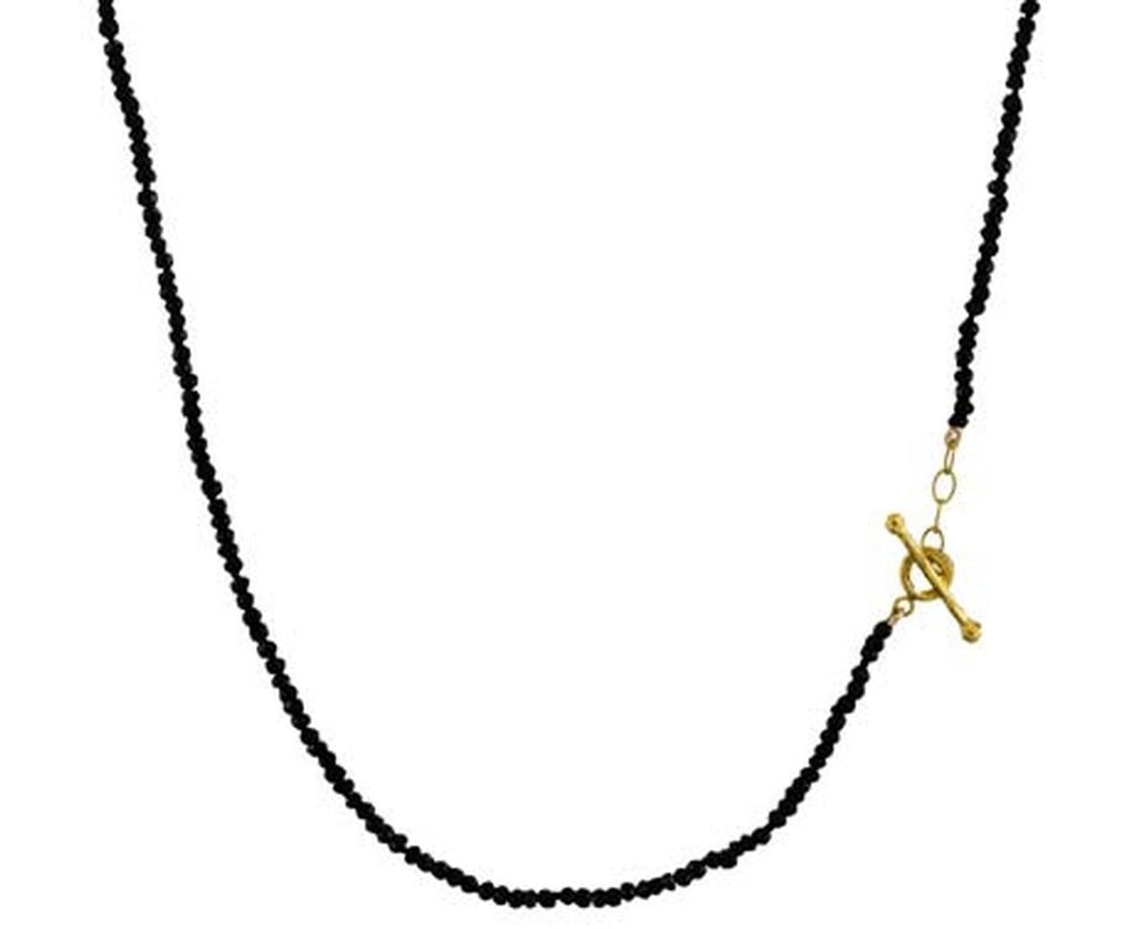 Black Spinel Bead Necklace zoom 1_cathy_waterman_necklace