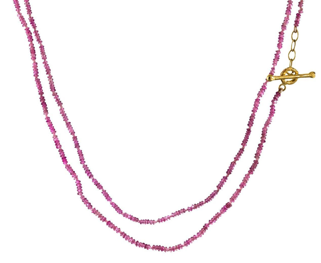 Pink Tourmaline Bead Necklace zoom 1_cathy_waterman_necklace