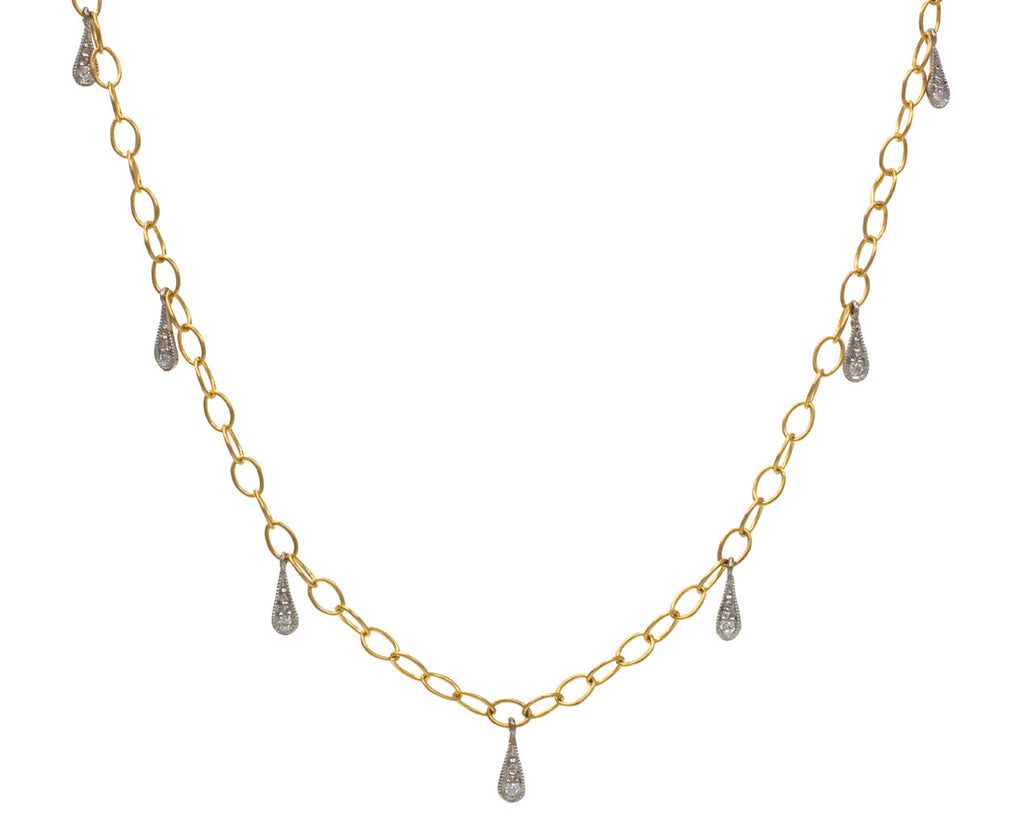 Teardrop Fringe Necklace zoom 1