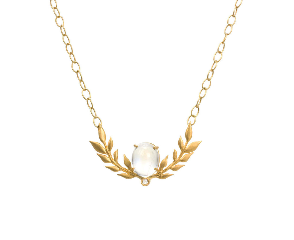 Moonstone Garland Necklace zoom 1