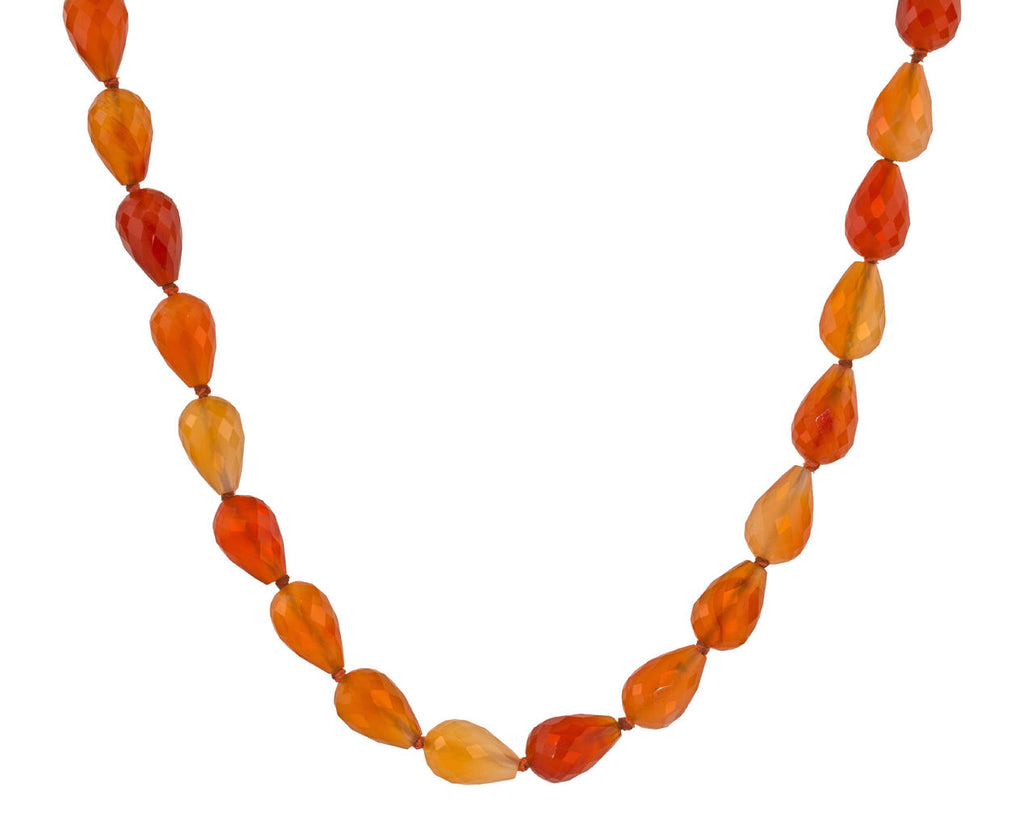 Carnelian Bead Necklace zoom 1