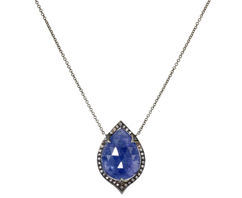 Tanzanite Jeweled Thorn Pendant Necklace zoom 1