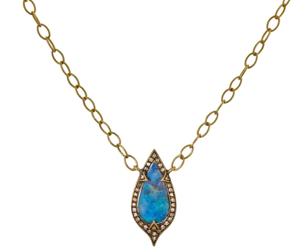 Boulder Opal Pendant Necklace zoom 1