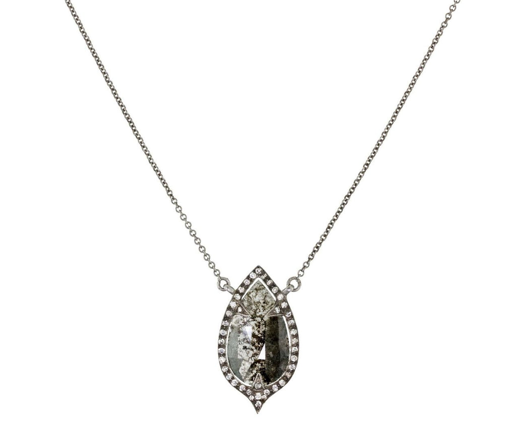 Diamond Slice Jeweled Thorn Necklace zoom 1