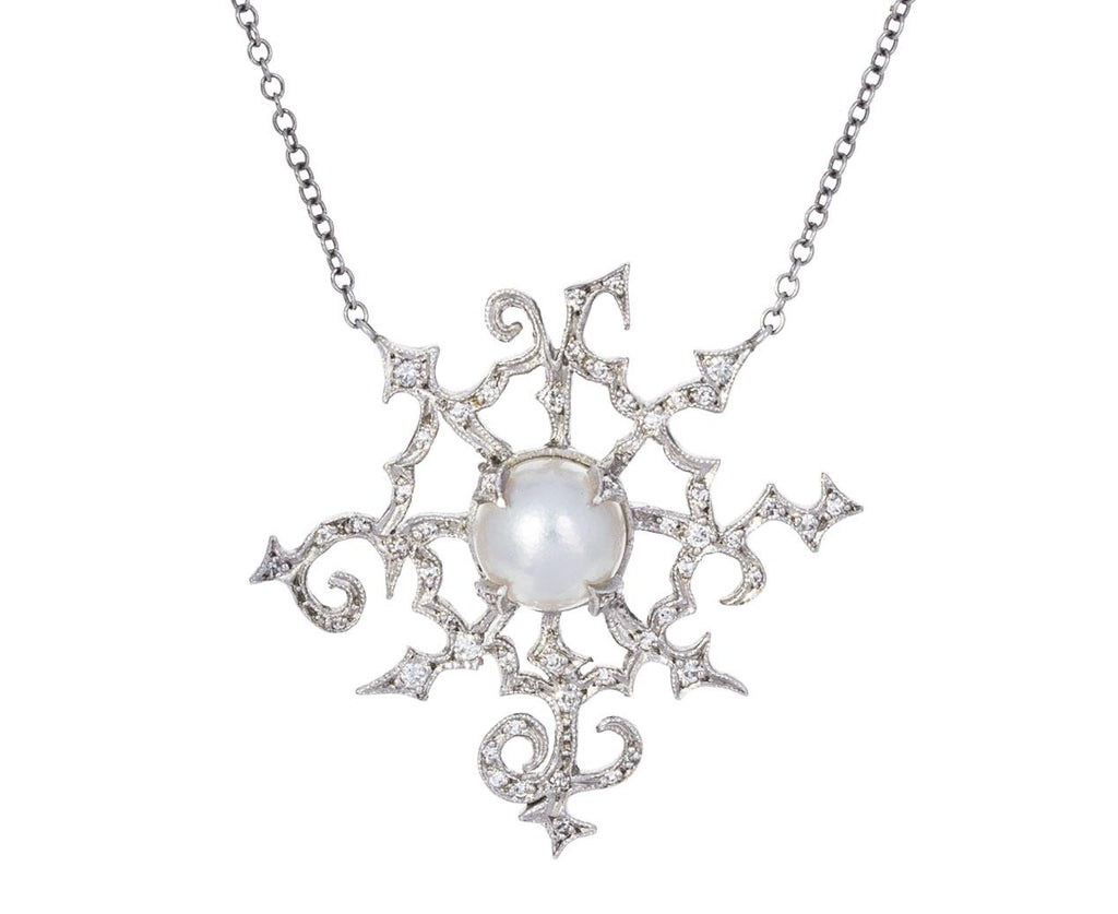 Pearl and Diamond Briar Patch Necklace zoom 1_cathy_waterman_platinum_diamond_pearl_necklace