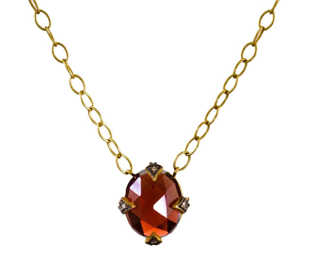 Garnet Pendant Necklace zoom 1-cathy-waterman-necklace
