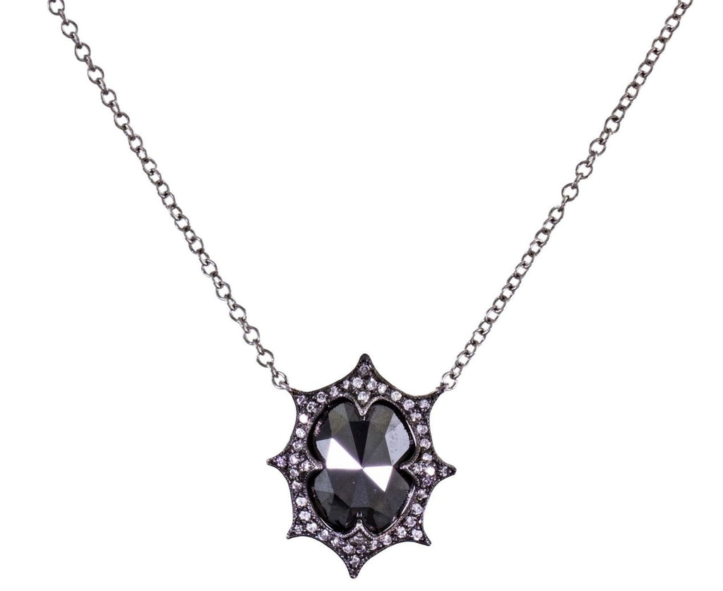 Black Diamond Icicle Necklace zoom 1