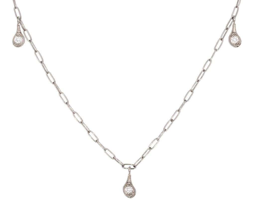 Platinum Diamond Fringe Necklace  zoom 1_cathy_waterman_platinum_diamond_fringe_necklace