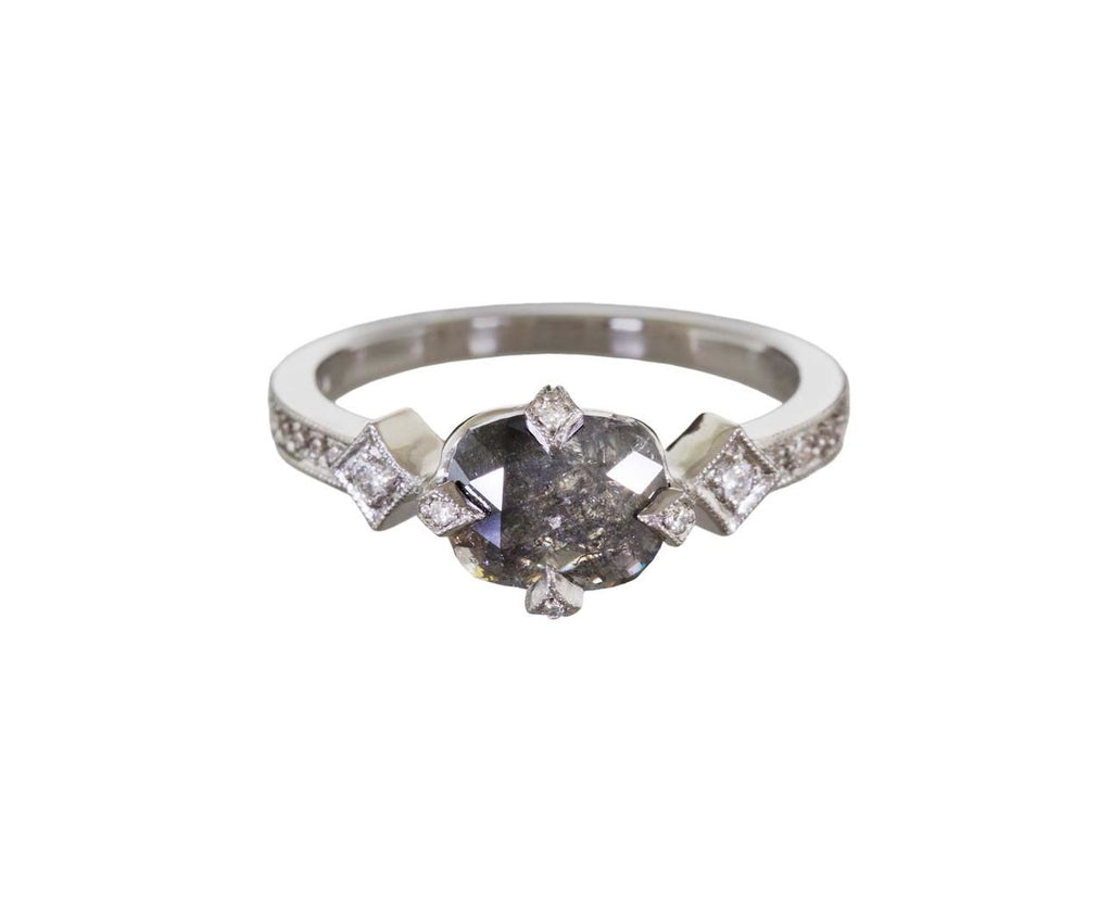 Rustic Diamond Antique Prong Solitaire zoom 1-cathy-waterman-ring