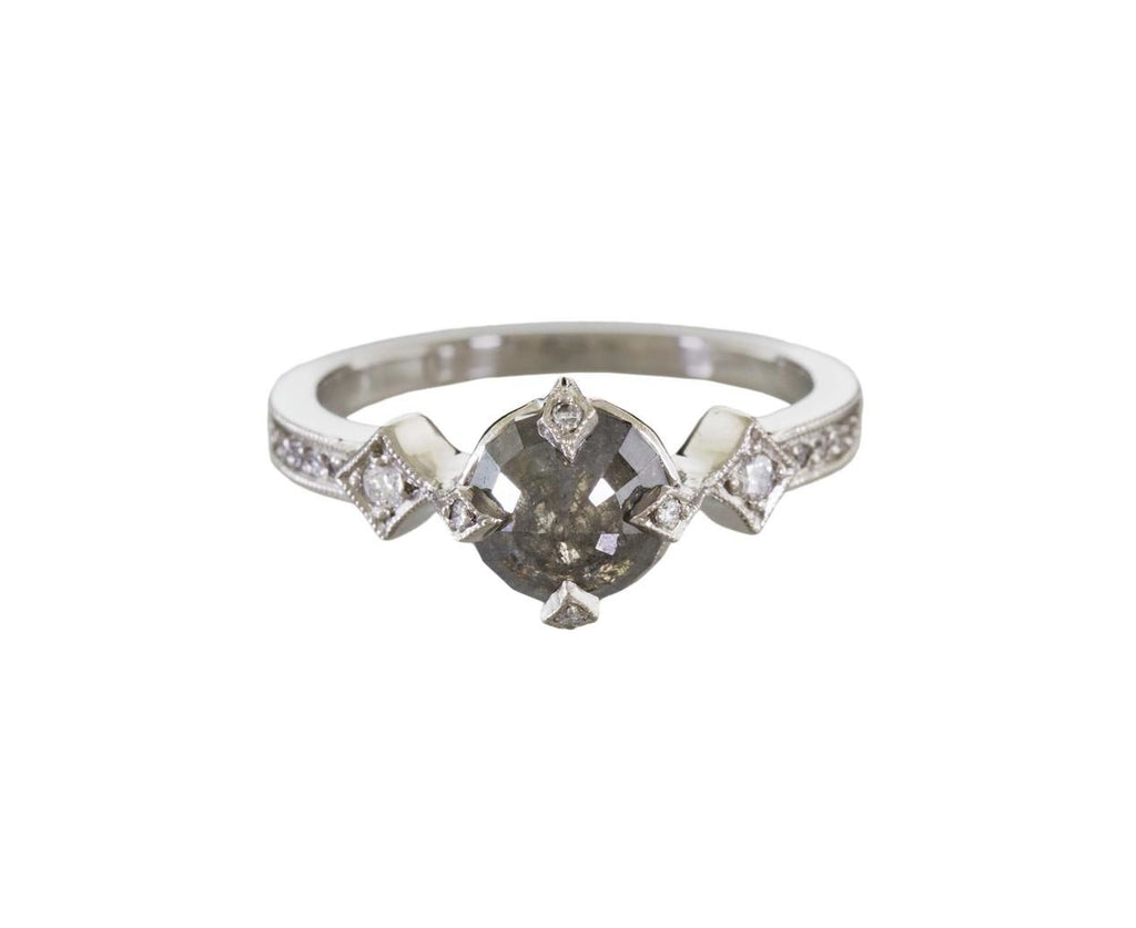 Rustic Diamond Antique Prong Solitaire zoom 1-cathy-waterman-ring