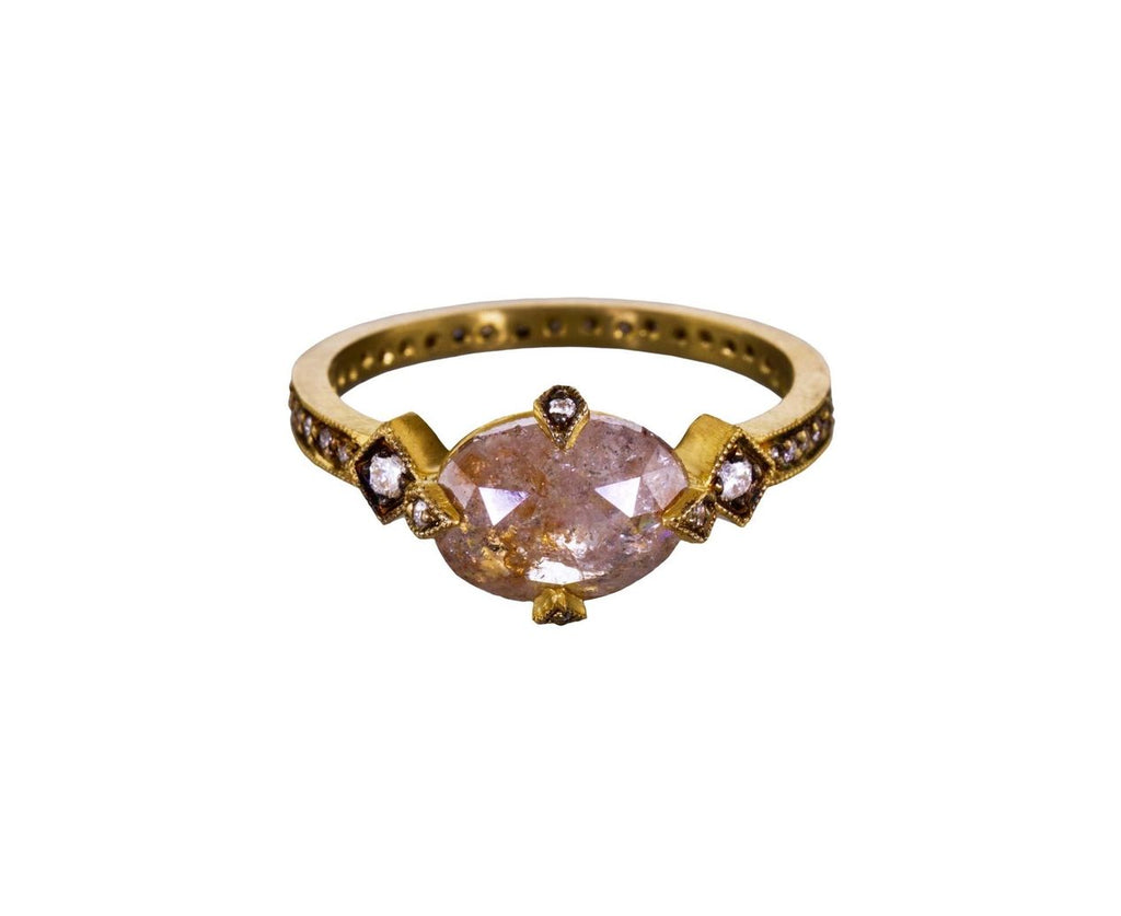 Rustic Diamond Antique Prong Solitaire zoom 1