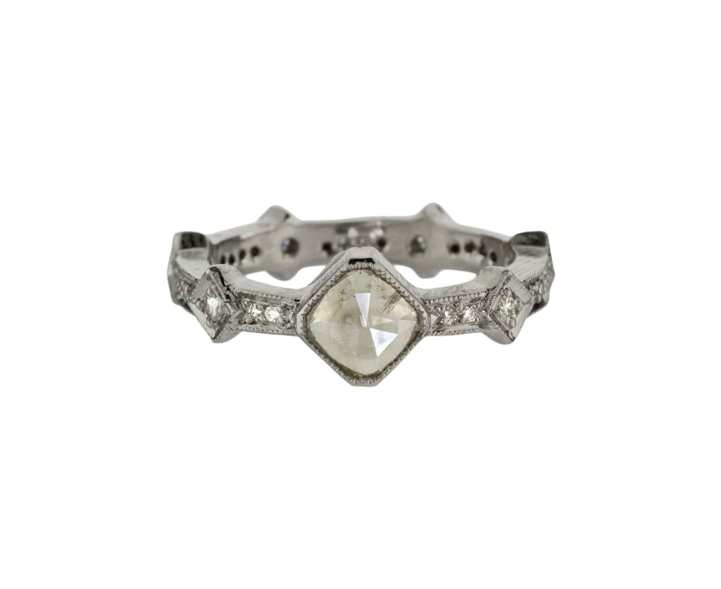 Rose Cut Diamond Shapes Ring zoom 1