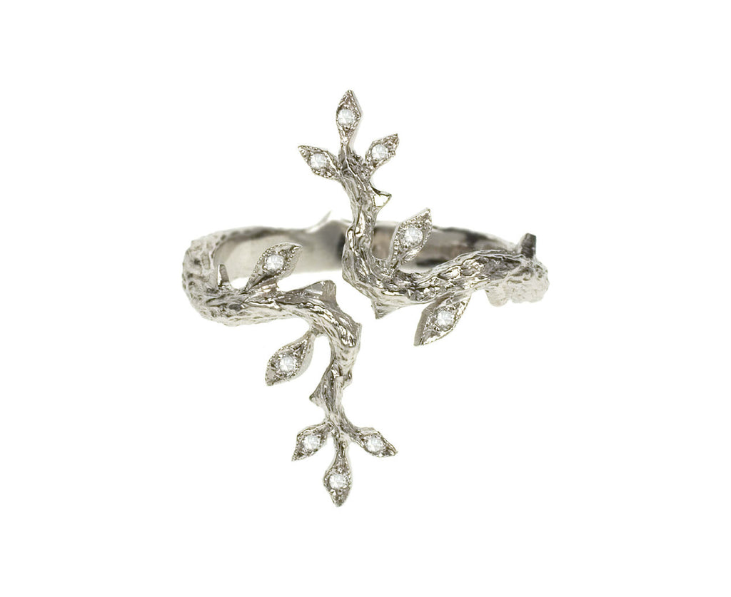 Open Leaf and Branch Ring zoom 1