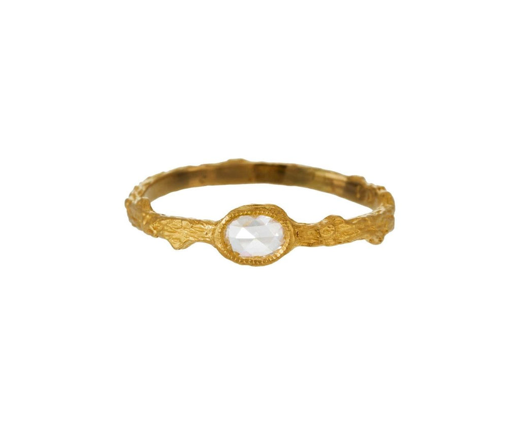 Rose Cut Diamond Branch Band zoom 1