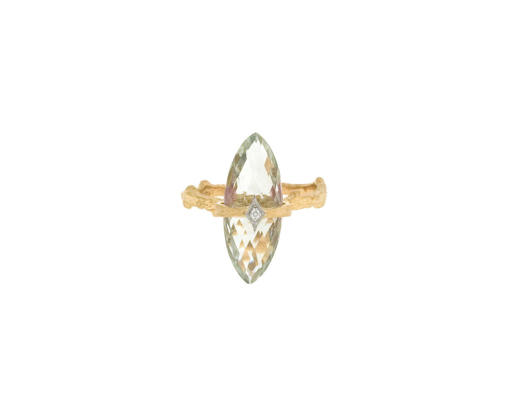 Green Amethyst Ring zoom 1