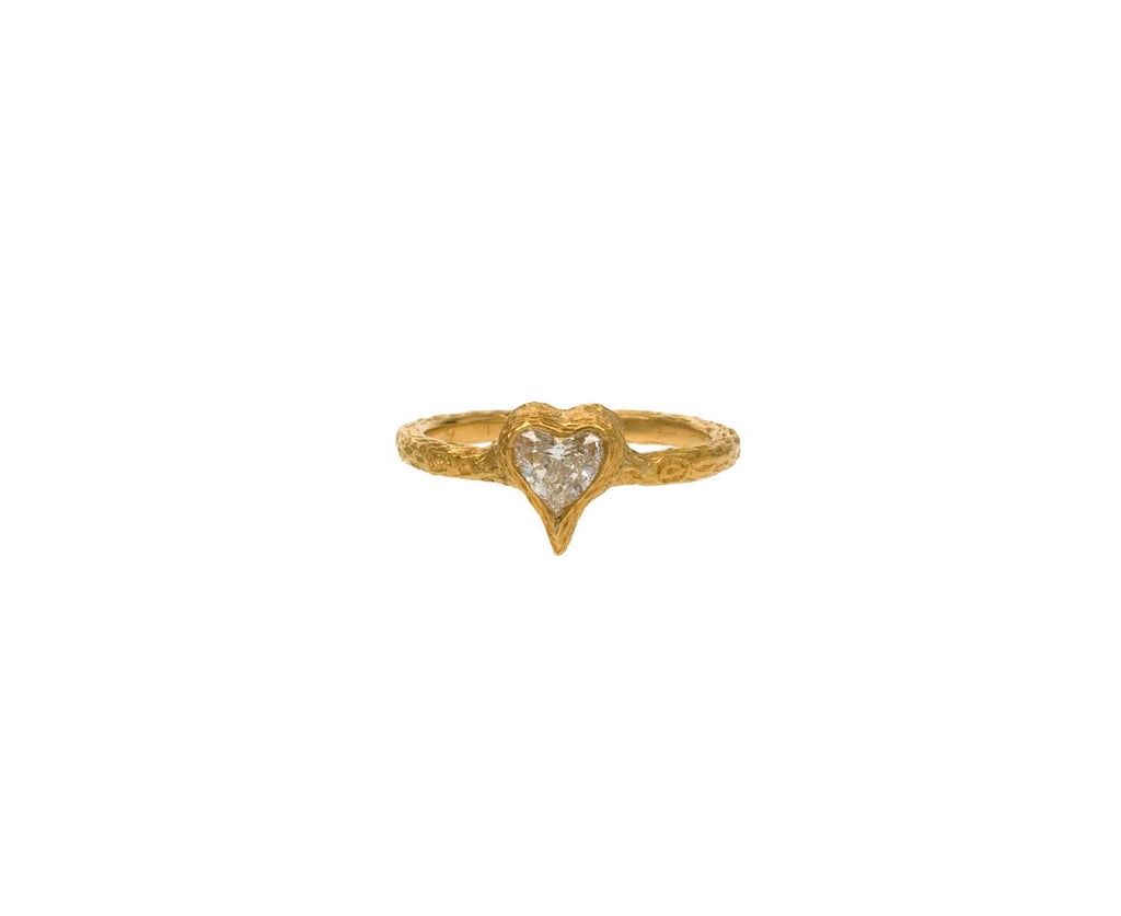 Diamond Heart Branch Ring zoom 1