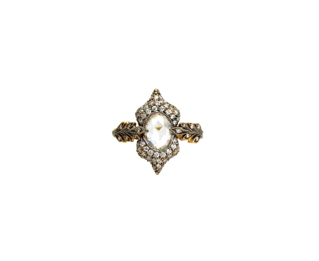 Rose Cut Diamond Arabesque Ring zoom 1