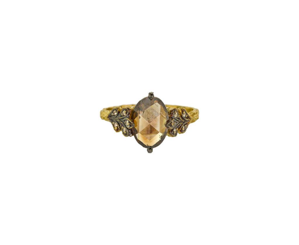 Cognac Diamond Leafside Ring zoom 1