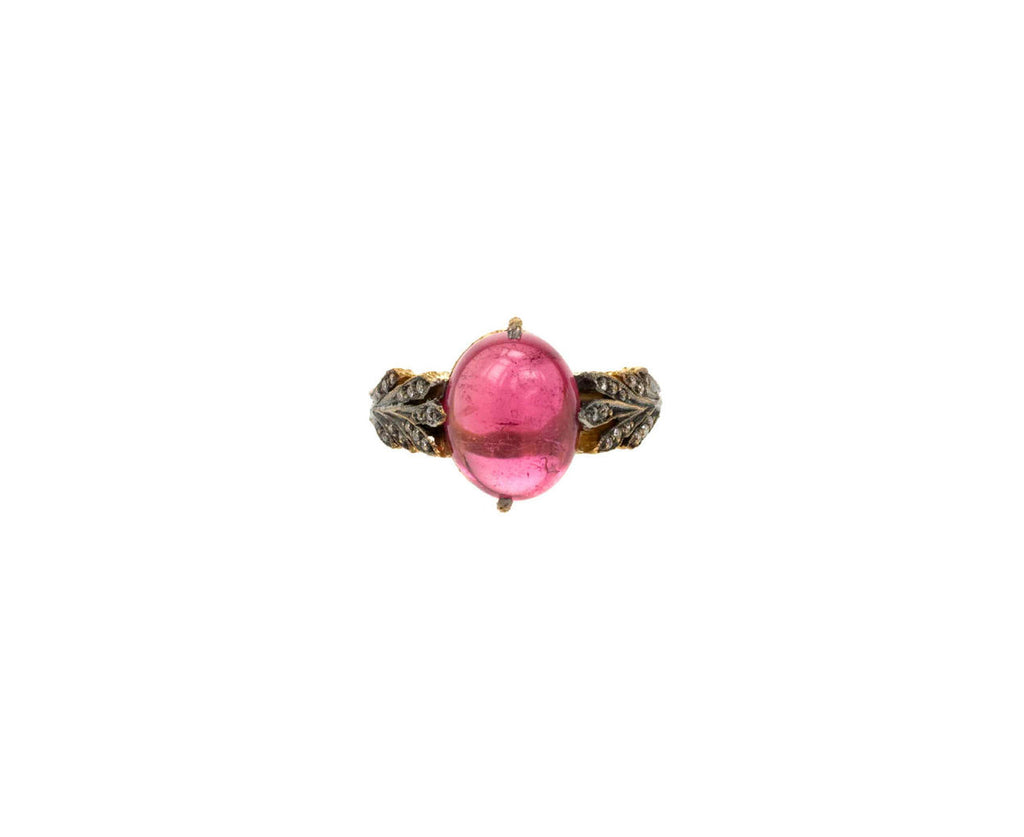 Rubellite Double Leaf Ring zoom 1