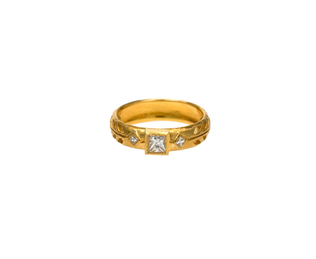 Princess Diamond Wheat Band zoom 1