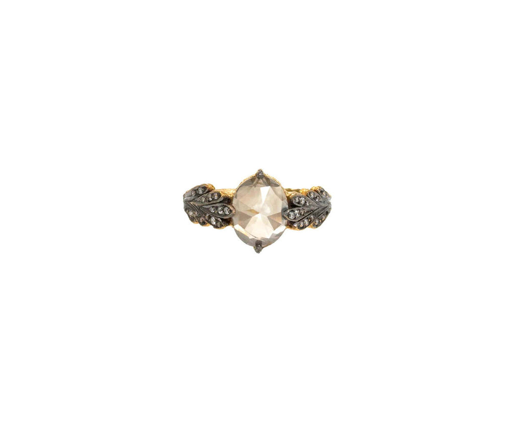 Rustic Diamond Leafside Ring zoom 1