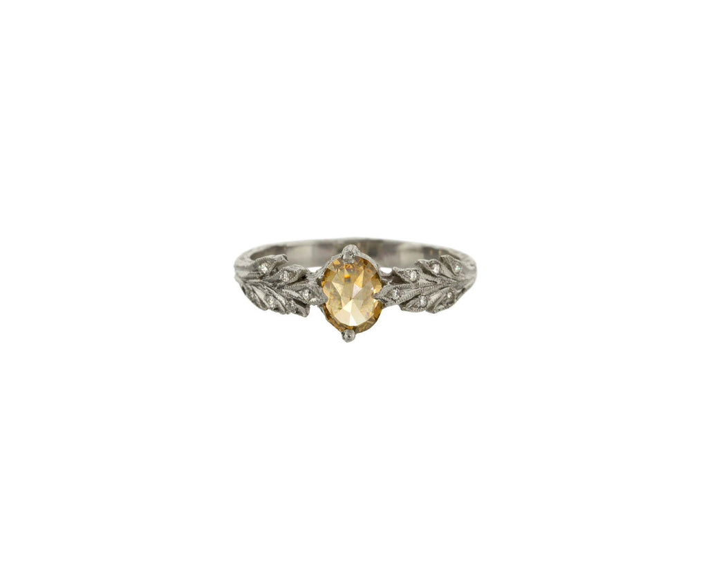 Moghul Cognac Diamond Leafside Ring zoom 1