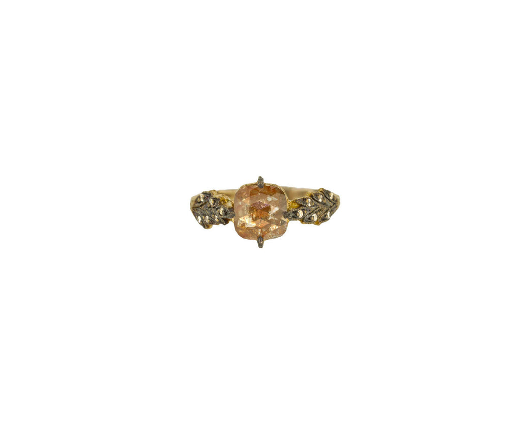 Rustic Diamond Leafside Ring zoom 1