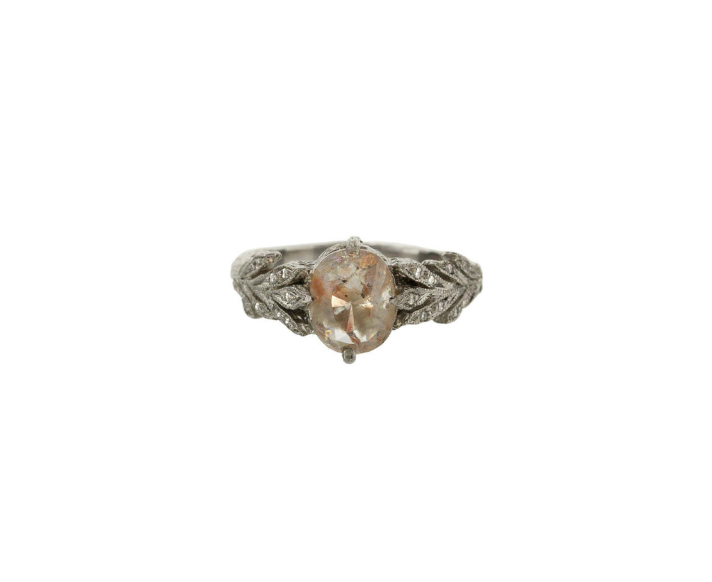 Rustic Diamond Leafside Ring zoom 1