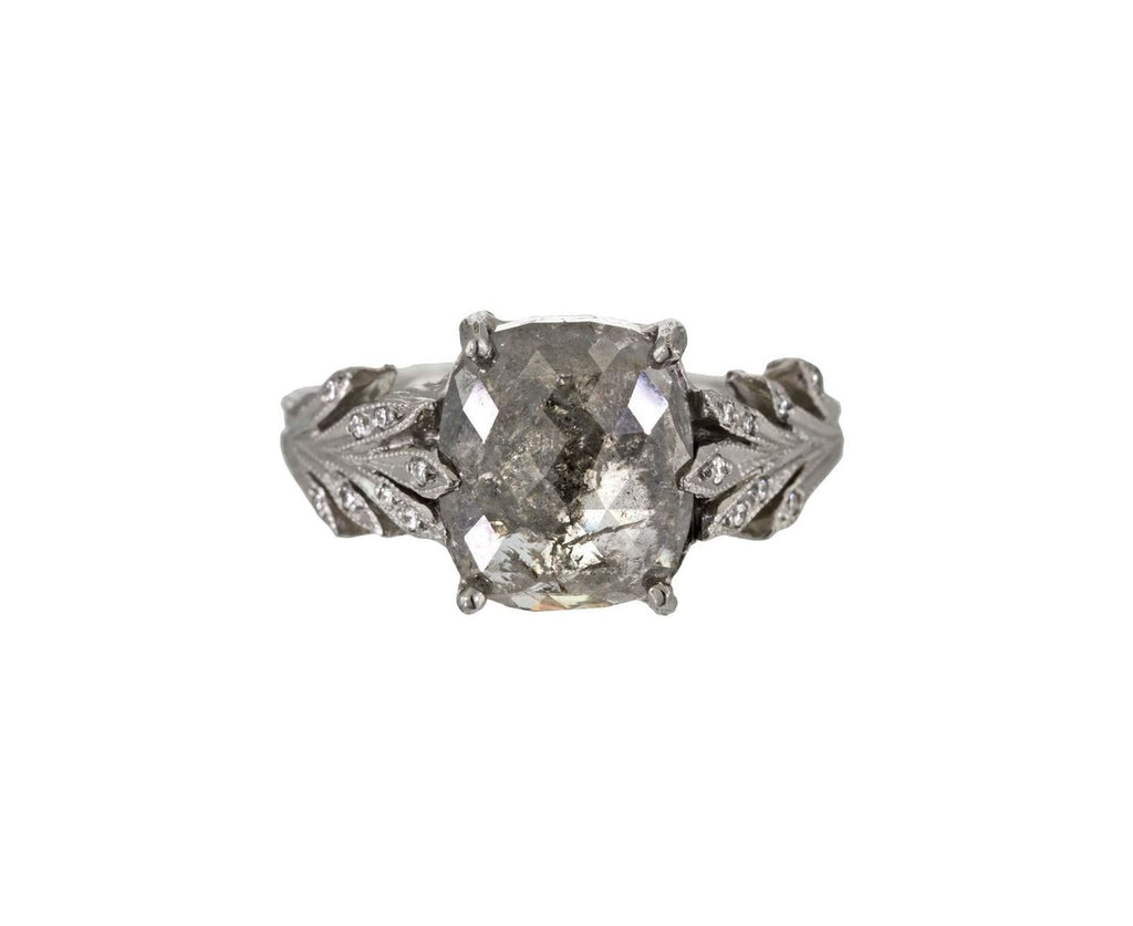 Rustic Diamond Leafside Ring zoom 1