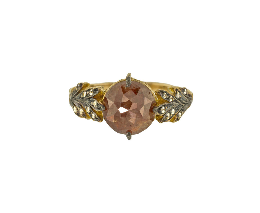 Rustic Diamond Leafside Ring zoom 1