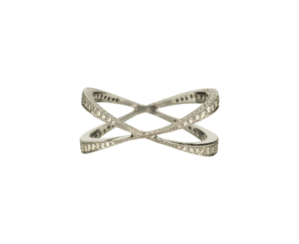 Geometric Four-Way Infinity Ring zoom 1